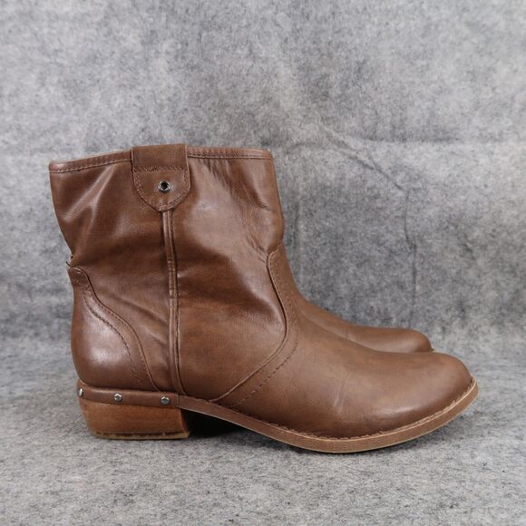 Fergalicious Shoes Womens 6.5 Booties Fashion Western Pull On Ankle Boot Mollie - Picture 2 of 14